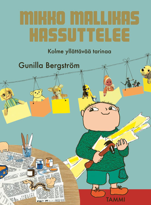 Etukansi. Gunilla Bergström. Gunilla Bergström. Mikko Mallikas hassuttelee.