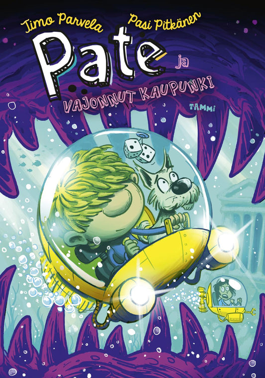 Etukansi. Timo Parvela. Pasi Pitkänen. Pate ja vajonnut kaupunki.