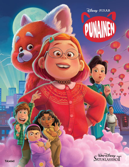 Etukansi. Disney. Disney Pixar. Punainen. Satuklassikot.