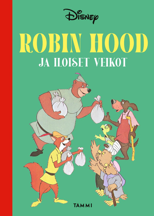 Etukansi. Disney. Robin Hood ja iloiset veikot.