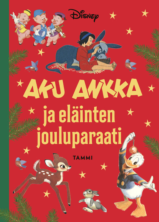 Etukansi. Disney. Aku Ankka ja eläinten jouluparaati.