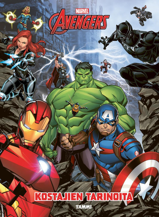 Etukansi. Marvel. Avengers. Disney taikakansikirja.