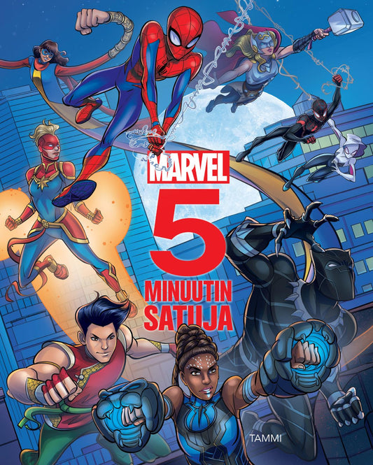 Etukansi. Marvel. Marvel 5 minuutin satuja.
