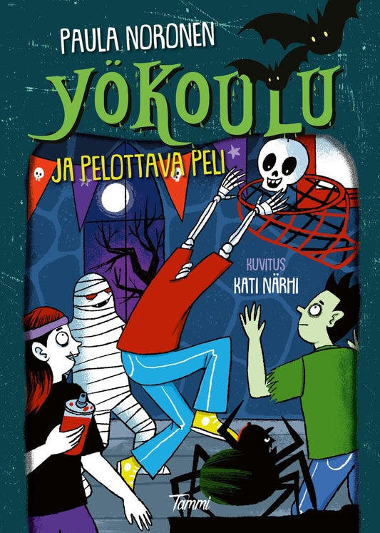 Etukansi. Paula Noronen. Kati Närhi. Yökoulu ja pelottava peli.