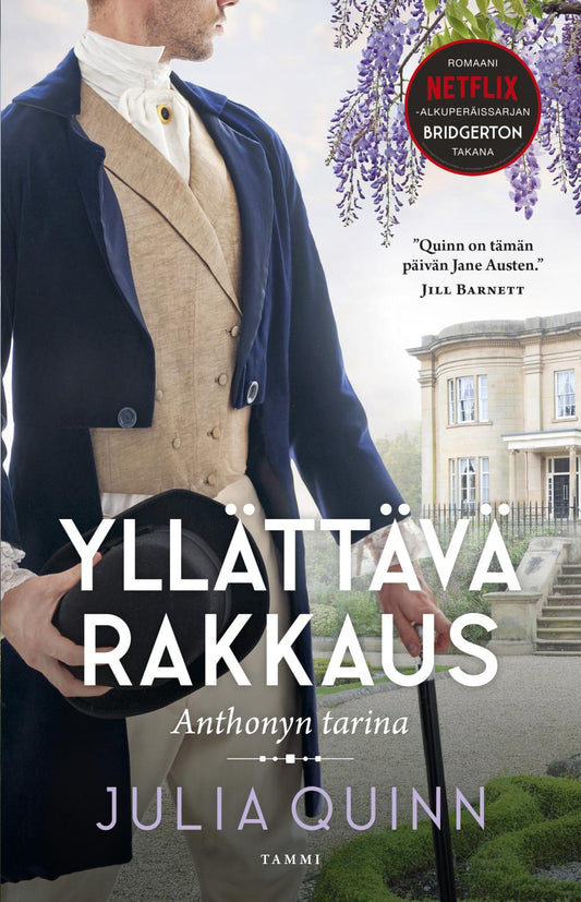 Etukansi. Julia Quinn. Bridgerton: Yllättävä rakkaus.