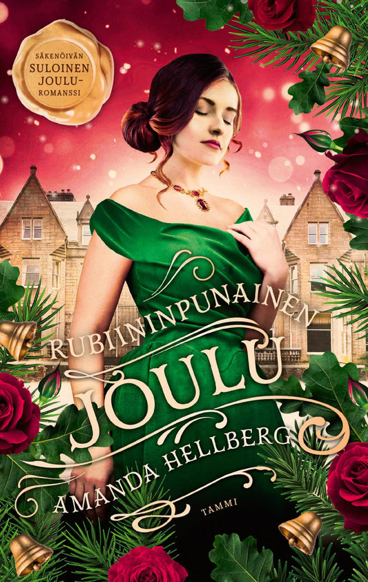 Etukansi. Amanda Hellberg. Rubiininpunainen joulu.