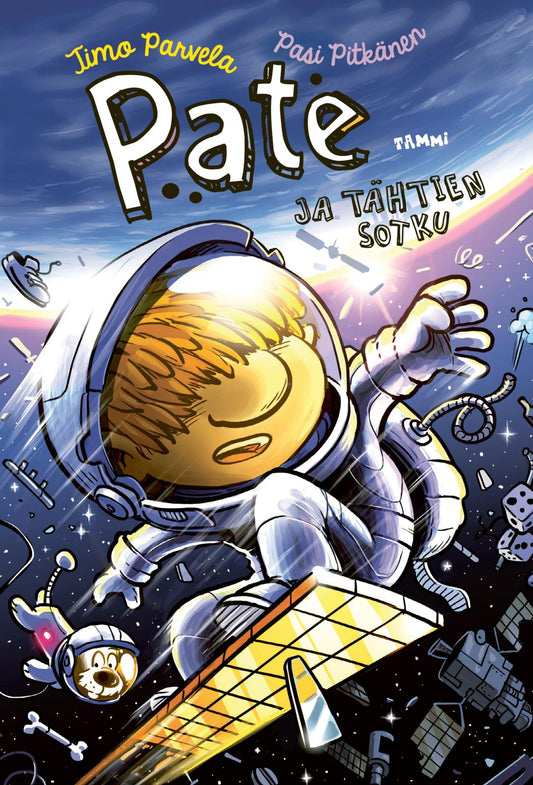Etukansi. Timo Parvela. Pasi Pitkänen. Pate ja tähtien sotku.