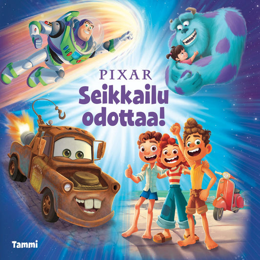 Etukansi. Disney. Disney Pixar. Seikkailu odottaa!.