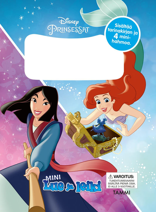 Etukansi. Disney. Disney. Prinsessat. Mini Lue ja leiki.