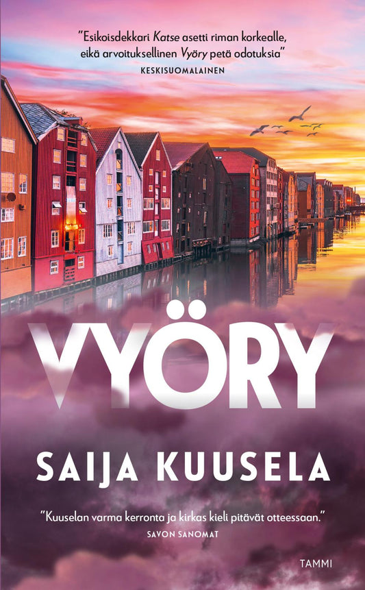 Etukansi. Saija Kuusela. Vyöry.