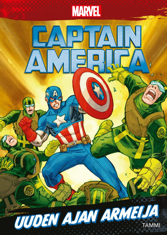 Etukansi. Marvel. Marvel. Kapteeni Amerikka. Uuden ajan armeija.