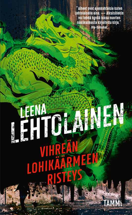 Etukansi. Leena Lehtolainen. Vihreän lohikäärmeen risteys.