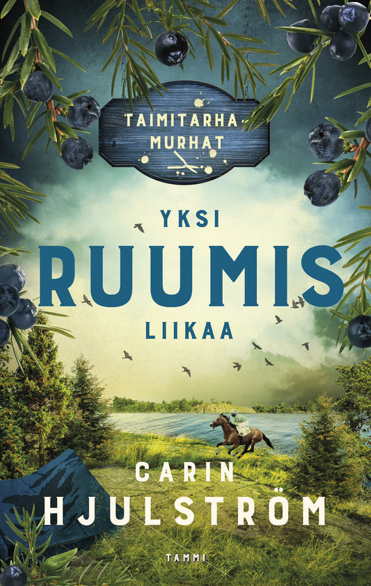 Etukansi. Carin Hjulström. Yksi ruumis liikaa.