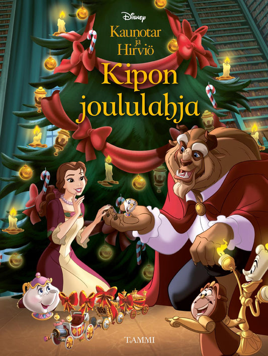 Etukansi. Disney. Dana  Middleton. Disney. Kaunotar ja Hirviö. Kipon joululahja.