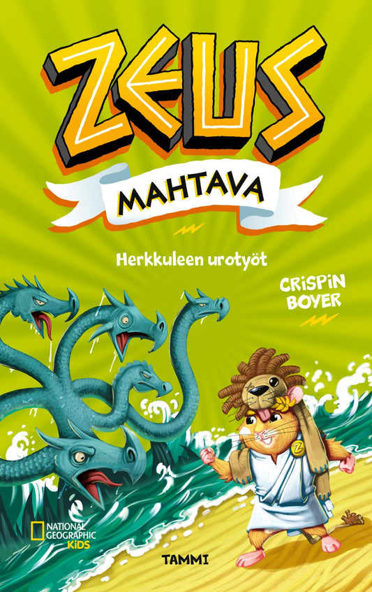 Etukansi. Crispin Boyer. National Geographic. Zeus Mahtava 3. Herkkuleen urotyöt.
