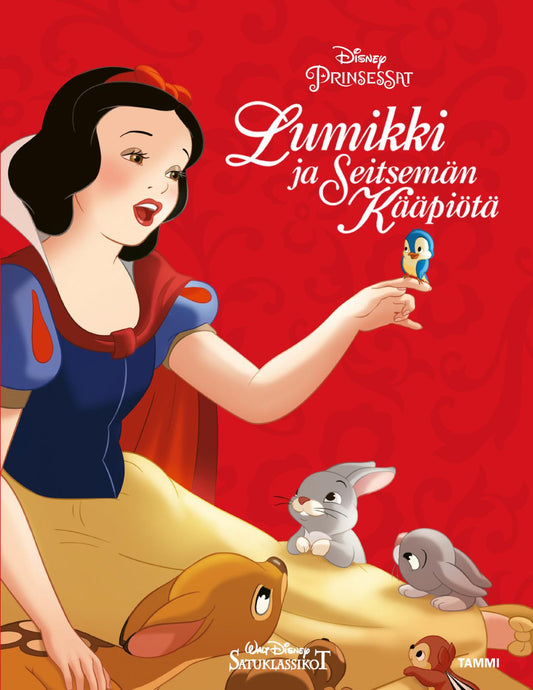 Etukansi. Disney. Disney. Lumikki ja seitsemän kääpiötä. Satuklassikot.