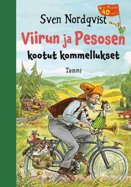 Etukansi. Sven Nordqvist. Sven Nordqvist. Viirun ja Pesosen kootut kommellukset.