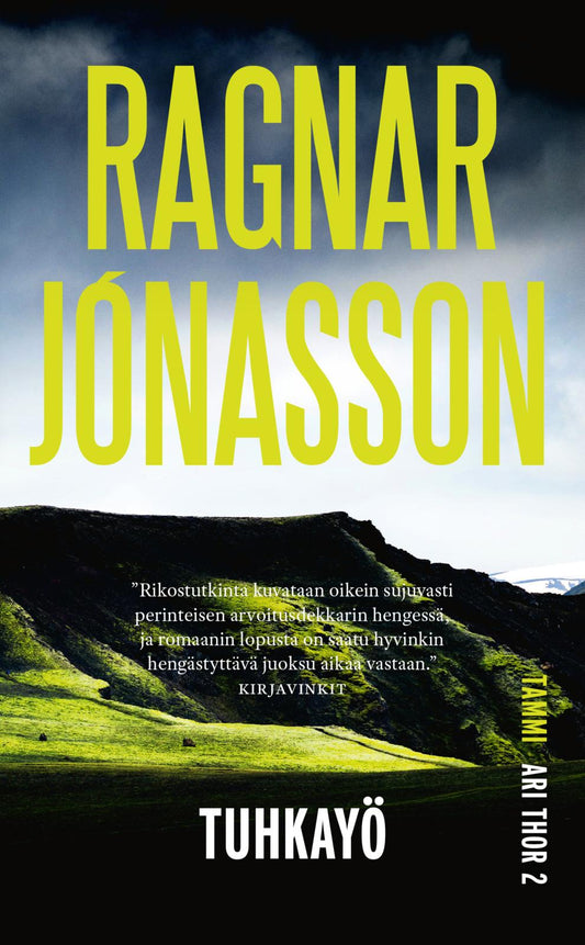Etukansi. Ragnar Jónasson. Tuhkayö.