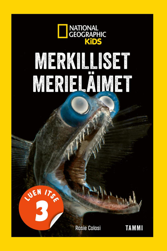 Etukansi. National Geographic. Rosie Colosi. National Geographic. Merkilliset merieläimet.