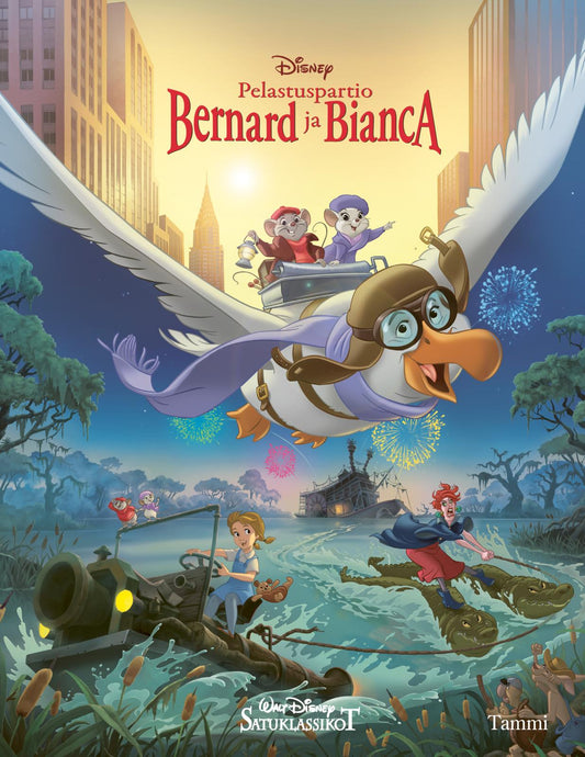 Etukansi. Disney. Disney. Pelastuspartio Bernard ja Bianca. Satuklassikot.