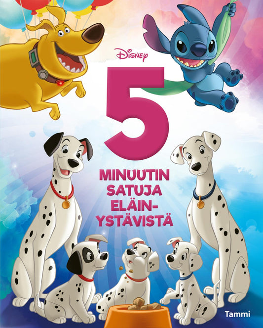 Etukansi. Disney. Disney. 5 minuutin satuja eläinystävistä.