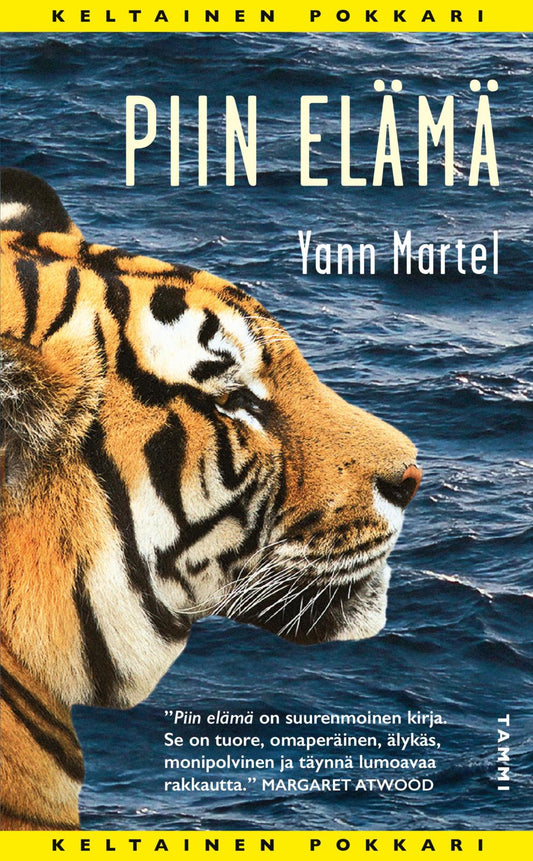 Etukansi. Yann Martel. Piin elämä.
