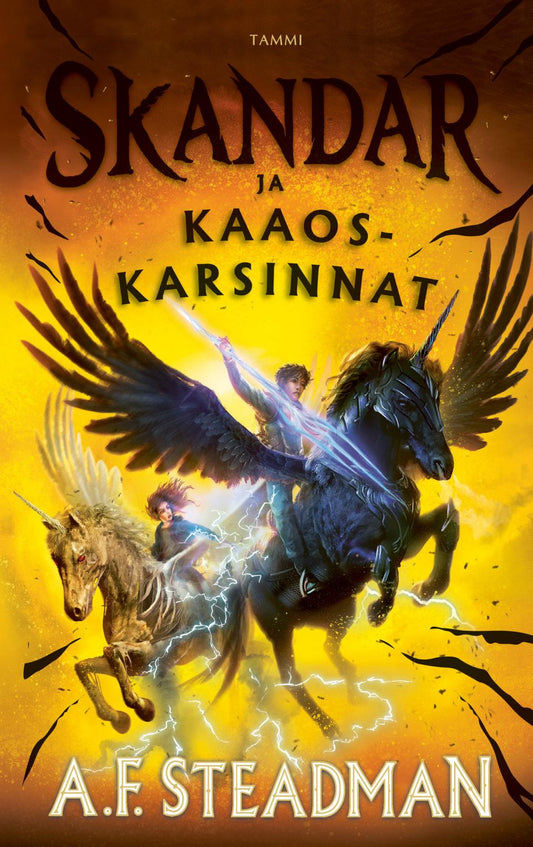 Etukansi. A.F.  Steadman. Skandar ja Kaaoskarsinnat.