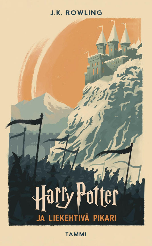 Etukansi. J.K. Rowling. Harry Potter ja liekehtivä pikari.