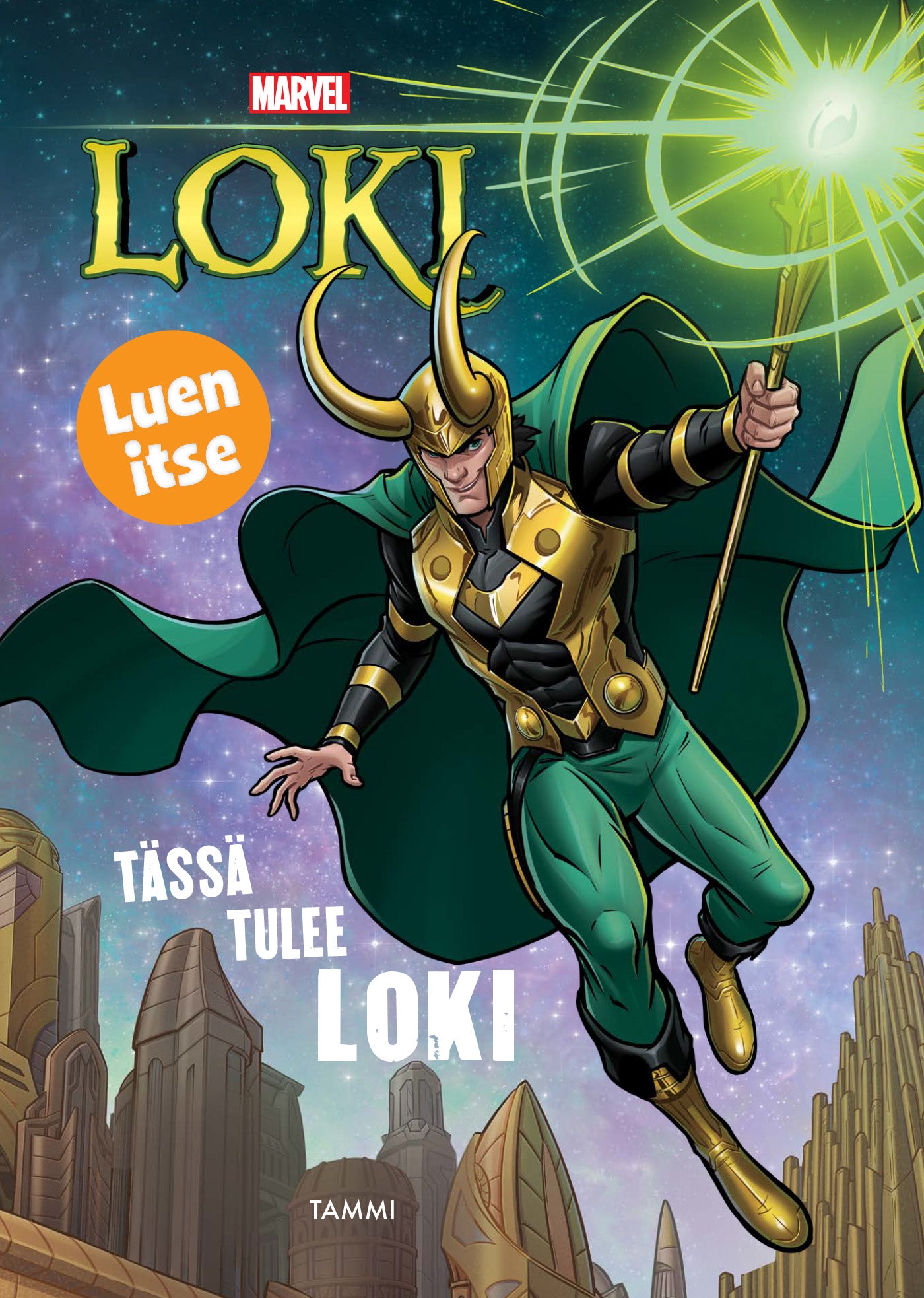 Tässä tulee Loki. Luen itse