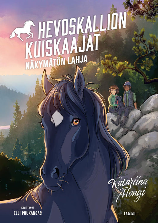 Etukansi. Elli Puukangas. Katariina Alongi. Hevoskallion kuiskaajat 2. Näkymätön lahja.