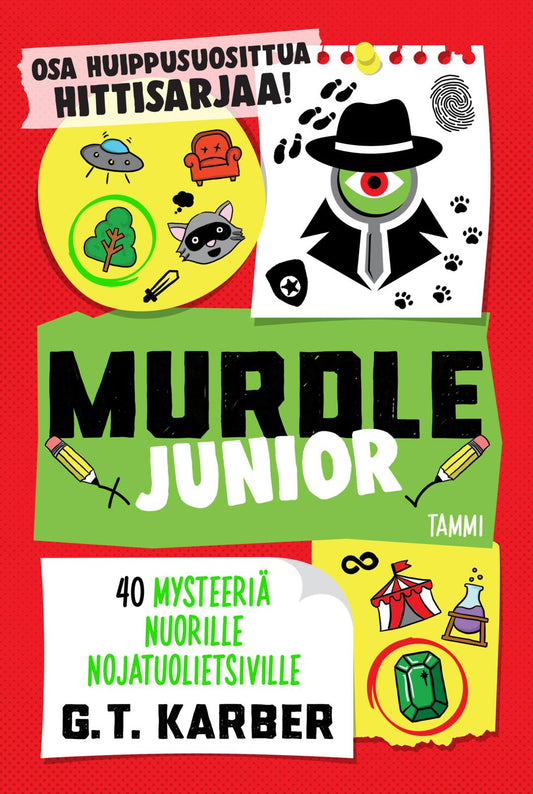 Etukansi. G. T.  Karber. Murdle Junior.