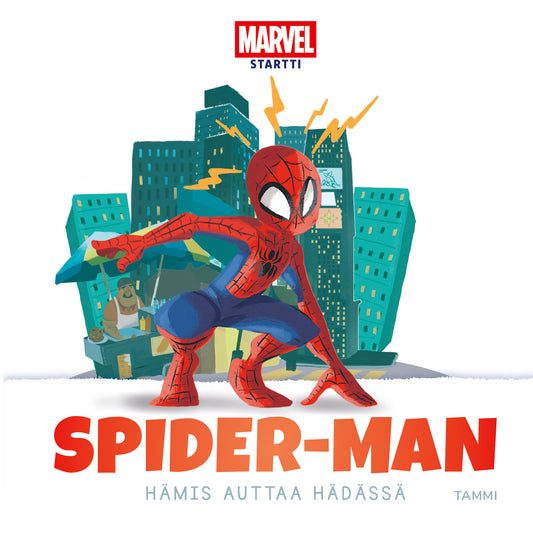 Etukansi. Marvel. Elizabeth Rudnick. Jay Fosgitt. Marvel Startti. Spider-Man. Hämis auttaa hädässä.