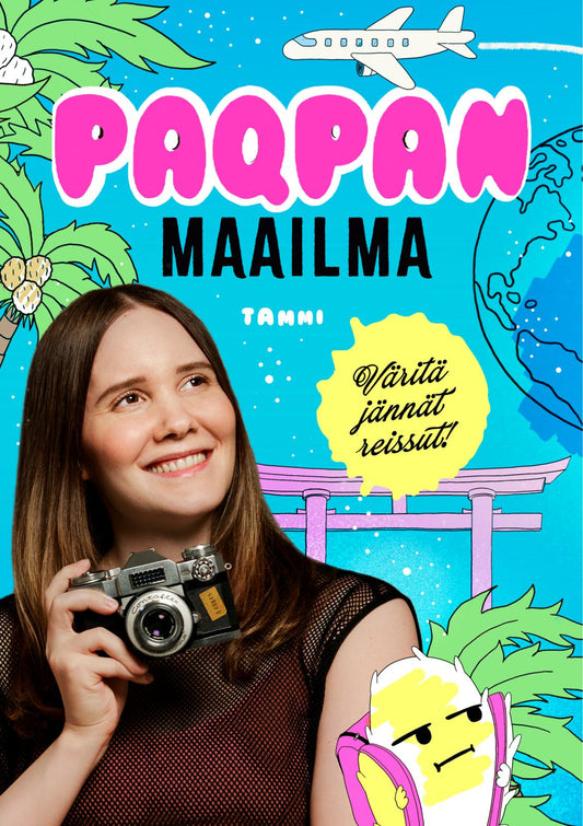 Etukansi. Beata (Paqpa) Rodas. Paqpan maailma. Väritä jännät reissut! (signeerattu).