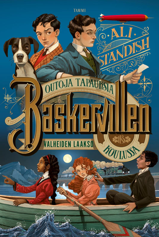Etukansi. Ali Standish. Outoja tapauksia Baskervillen koulussa. Valheiden laakso.