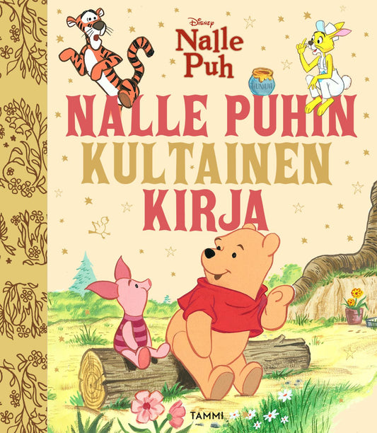 Etukansi. Disney. Disney Nalle Puh. Nalle Puhin kultainen kirja. TKK.