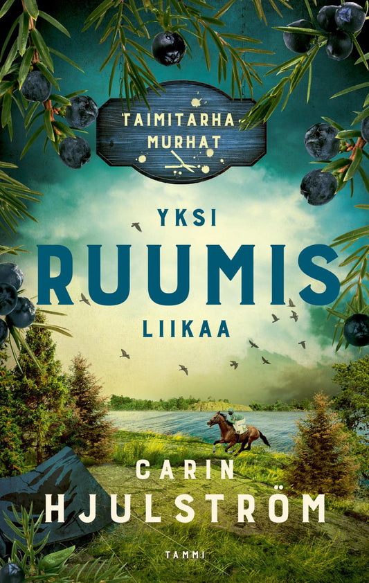 Etukansi. Carin Hjulström. Yksi ruumis liikaa.