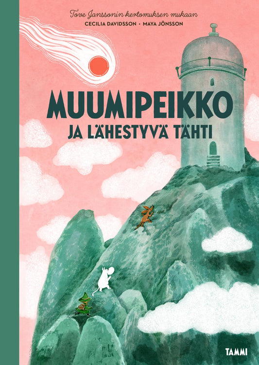 Etukansi. Cecilia Davidsson. Maya Jönsson. Muumipeikko ja lähestyvä tähti.