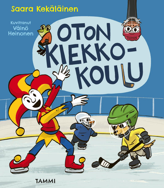 Etukansi. Saara  Kekäläinen. Väinö Heinonen. Jokerit. Oton kiekkokoulu.