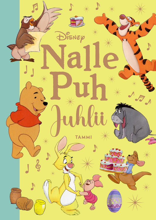 Etukansi. Disney. Disney. Nalle Puh juhlii.
