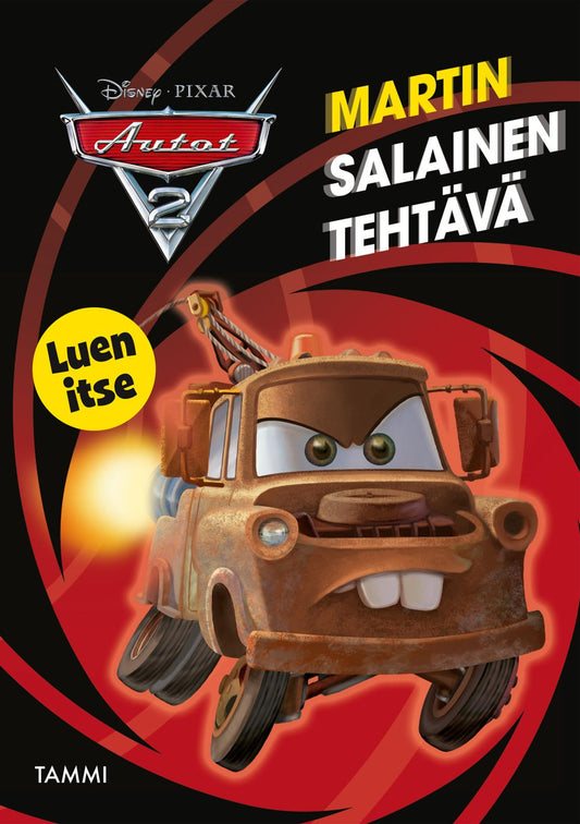 Etukansi. Disney. Disney Pixar Autot. Martin salainen tehtävä.