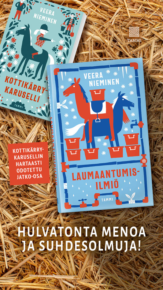 Laumaantumisilmiö ja Kottikärrykaruselli -kirjat pakettina
