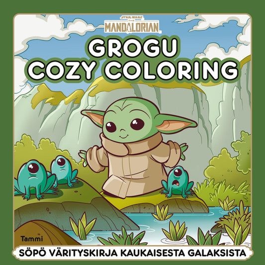 Etukansi. Star Wars. Star Wars. The Mandalorian. Söpö värityskirja kaukaisesta galaksista.