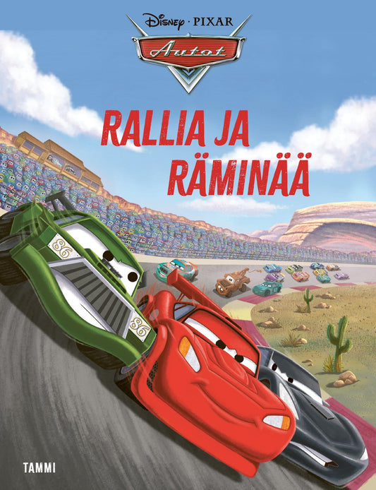 Etukansi. Disney. Lisa Marsoli. Chuck Wilson. Disney Pixar Autot. Rallia ja räminää.