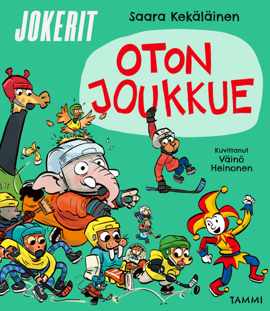 Etukansi. Saara  Kekäläinen. Väinö Heinonen. Jokerit. Oton joukkue.