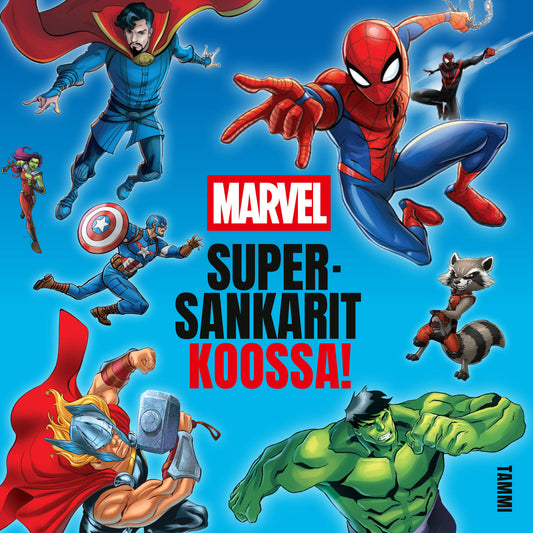 Etukansi. Marvel. Marvel. Supersankarit koossa!.