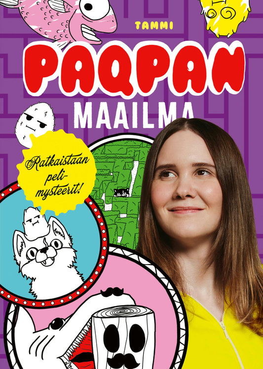Etukansi. Beata (Paqpa) Rodas. Paqpan maailma. Ratkaistaan pelimysteerit!.