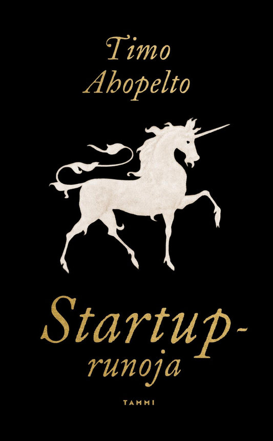 Etukansi. Timo  Ahopelto. Startup-runoja (signeerattu).