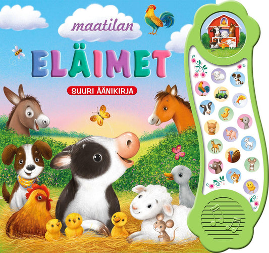 Etukansi. kids.fi. Ela Jarzabek. Maatilan eläimet.