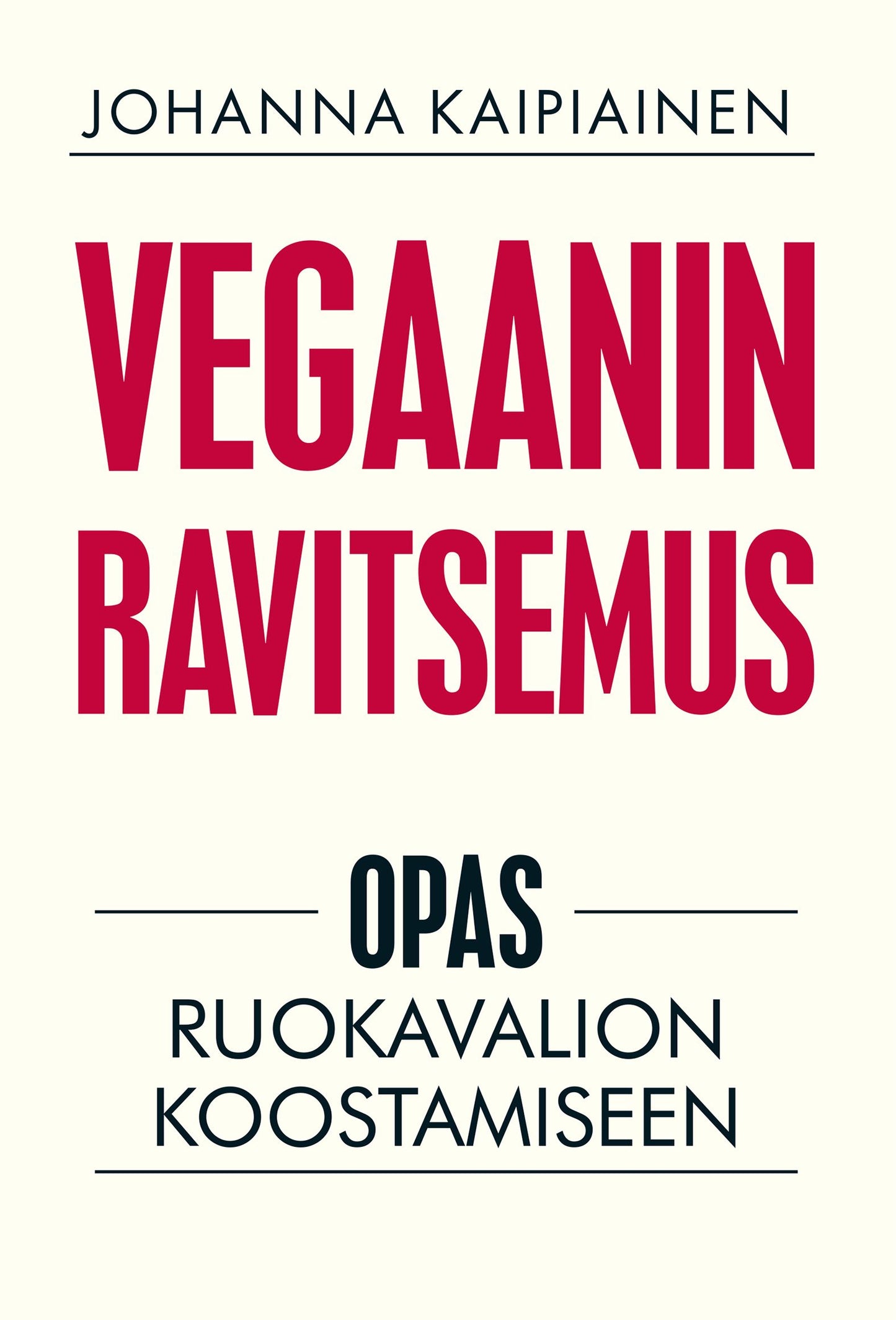 Vegaanin ravitsemus