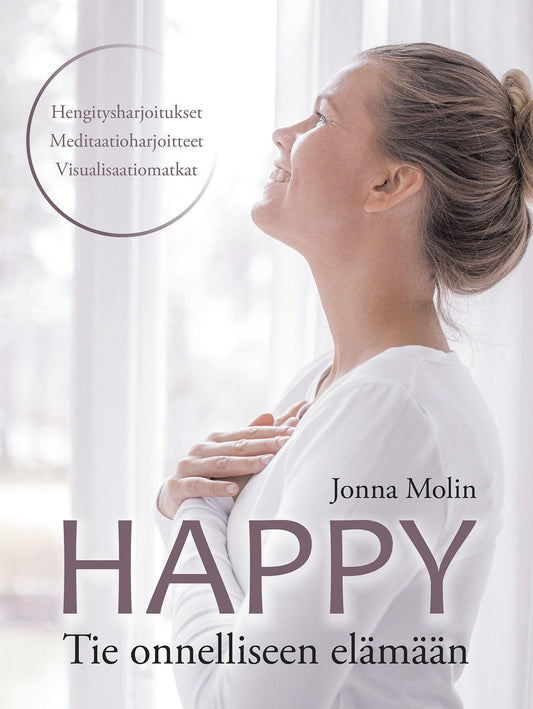 Etukansi. Jonna Molin. Satu Mali. Happy.